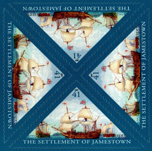 USA 2007 JAMESTOWN COLONY 400 YEAR ANNIVERSARY 1607-2007 SCOTT 4136 PANE 20 MNH - Picture 3 of 5