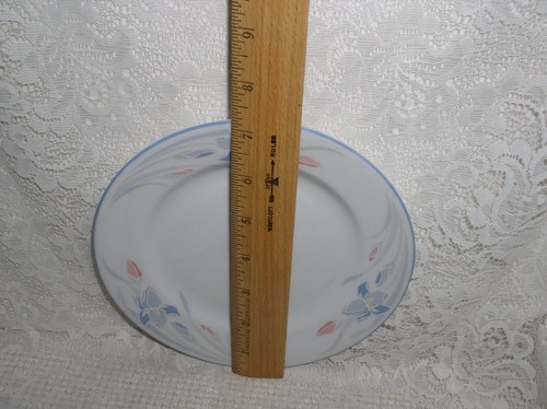 Iris Fresh Flowers Excel Salad Dessert Lunch Plate - Picture 2 of 3