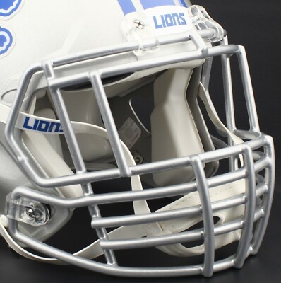 DETROIT LIONS Riddell Speed S2EG-HT-SP Football Helmet Facemask (SILVER)