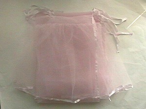 Pottery Barn Kids Pink Tulle Attached Valance Tie Top 44 X 84