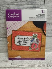 CCH2 Crafters Companion Christmas Sorry Santa Clear Acrylic Stamp