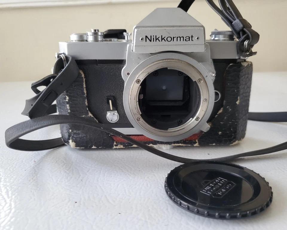 Vtg Nikon Nikkormat FTN 35mm SLR Film Camera Body F Mount. Japan - Image 4 of 4