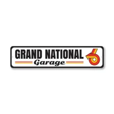 Grand National Garage Garage Sign, Home Decor Metal Sign