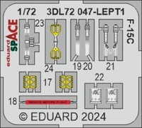 MW22 Eduard 3DL72047 F-15C Space 1/72 3D Decal For Fine Molds