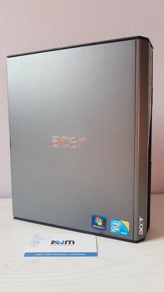 Micro PC Acer Veriton L670G Windows 7 SSD 120GB/960GB CPU Intel Quad Core 4GB - Immagine 3 di 4