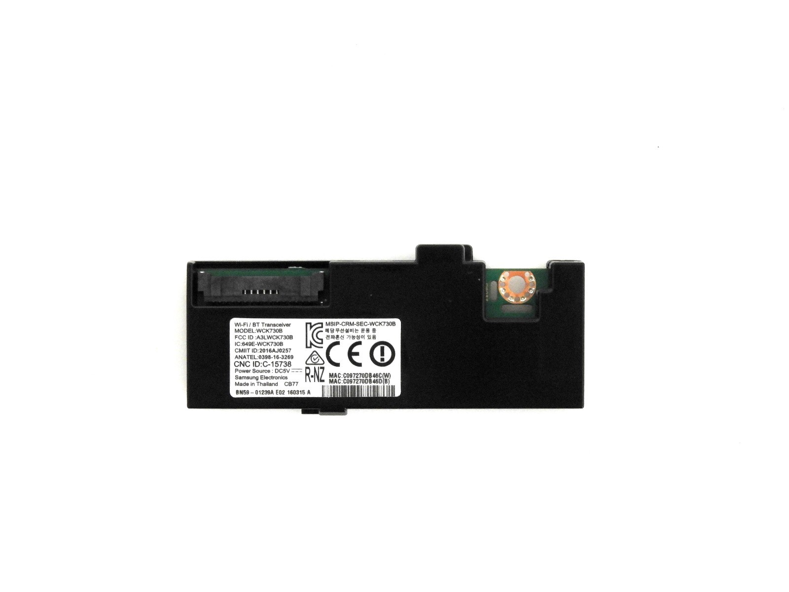 Samsung UN49K6250AF Wi-Fi Module BN59-01239A