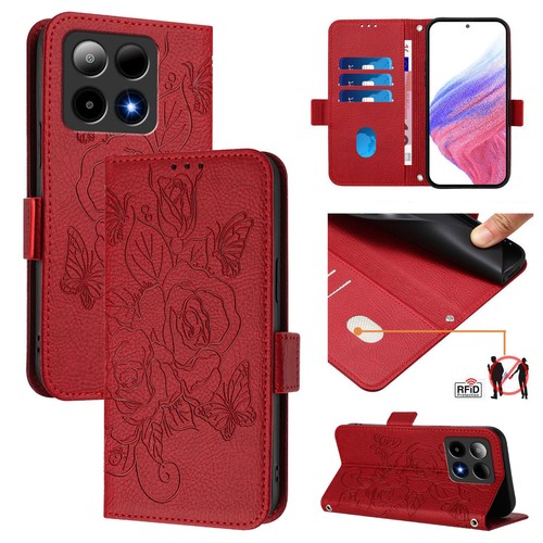For Boost Summit 5G 2024 Fashion Flowers Pattern Leather Wallet Stand Case Cover - 第 14/26 張圖片