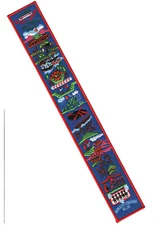 OA Legend Strip Blue Felt Background Plastic Back Order of the Arrow 18"