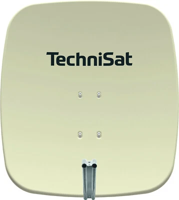 TechniSat SATMAN 65Plus, incl. Soporte AZ/EL, incl. abrazadera adaptadora de 40 mm, beige
