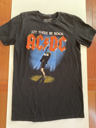 AC/DC Let There Be Rock Men’s XS T Shirt Licensed Roc… - Gem