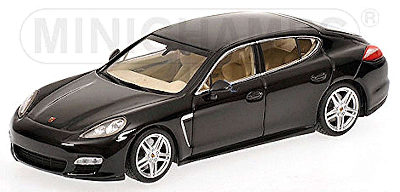 Porsche Panamera Turbo 2009-13 Type:970 Black 1:43 Minichamps