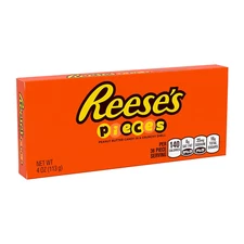 REESE'S PIECES Peanut Butter Candy Boxes, 4 Oz 12 Count