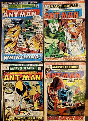 MARVEL FEATURE Presents Ant-Man 4 5 6 7  (LOT) 20 cent Comic Book Lot