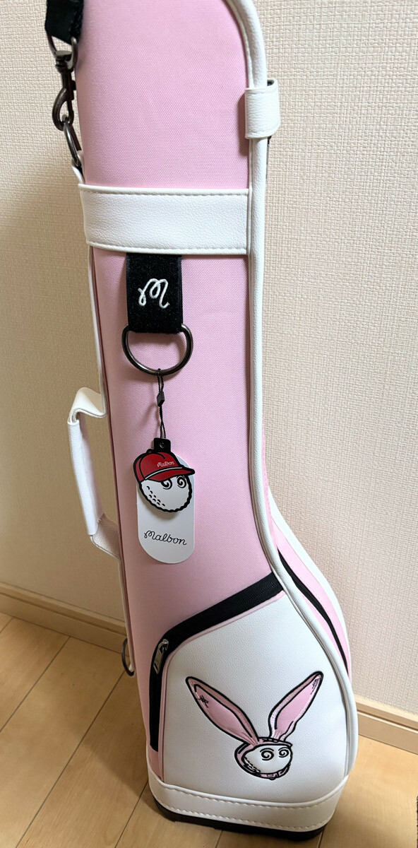 Malbon Golf stand half case caddy bag pink japan New | eBay