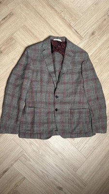 Maurizio baldassari Brera Linen/Wool Blazer Jacket Size 42 US/52IT