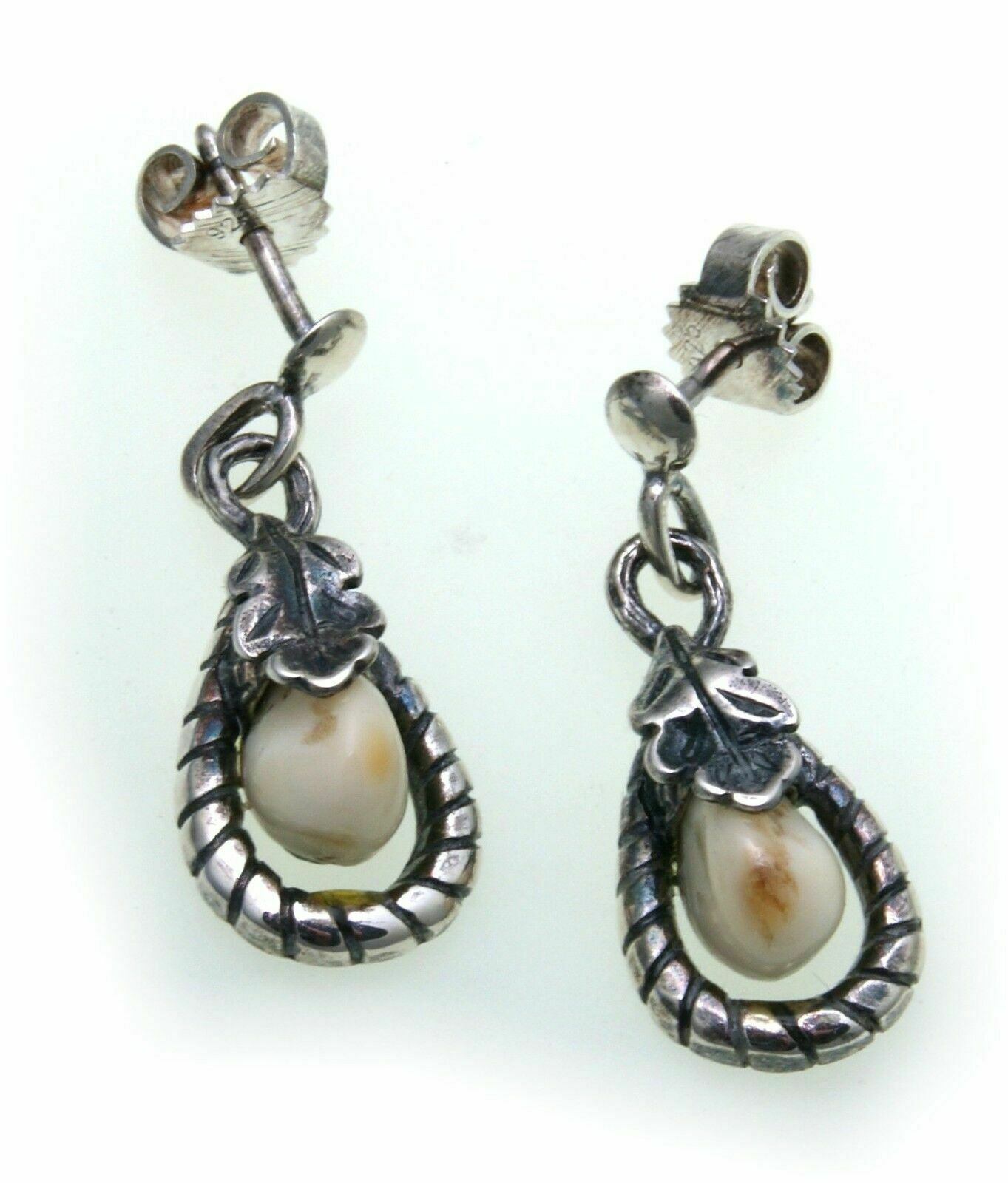 Orecchini Vanto Gioielli In Argento 925 Rosé, Pietre, Perle E - Foto 9