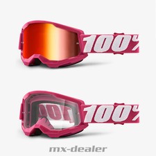 100 % Crossbrille Strata2 Fletcher Pink Motocross Enduro Downhill MTB BMX DH