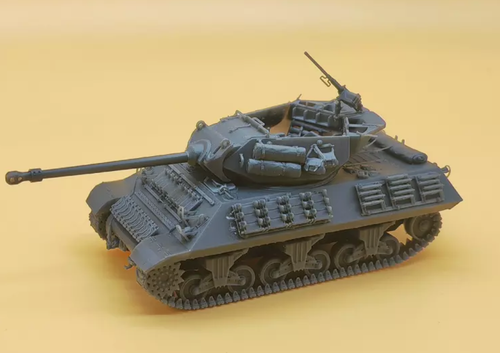1/72 WW II Britain M10-Achilles Tank destroyer vehicle model kit 3D printed - Picture 2 of 4