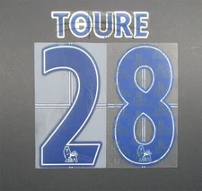 2007 - 2013 OFFICIAL SPORTING ID LEXTRA TOURE 28 PLAYER SIZE NAVY NAMESET