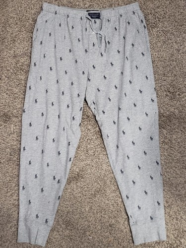 Polo Ralph Lauren Sleepwear Pony Pajama Pants Solid Navy Blue Shirt READ - Picture 3 of 10