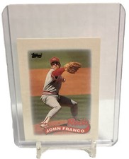 1989 Topps Mini Leaders Baseball Card #9 John Franco FRESH MINT