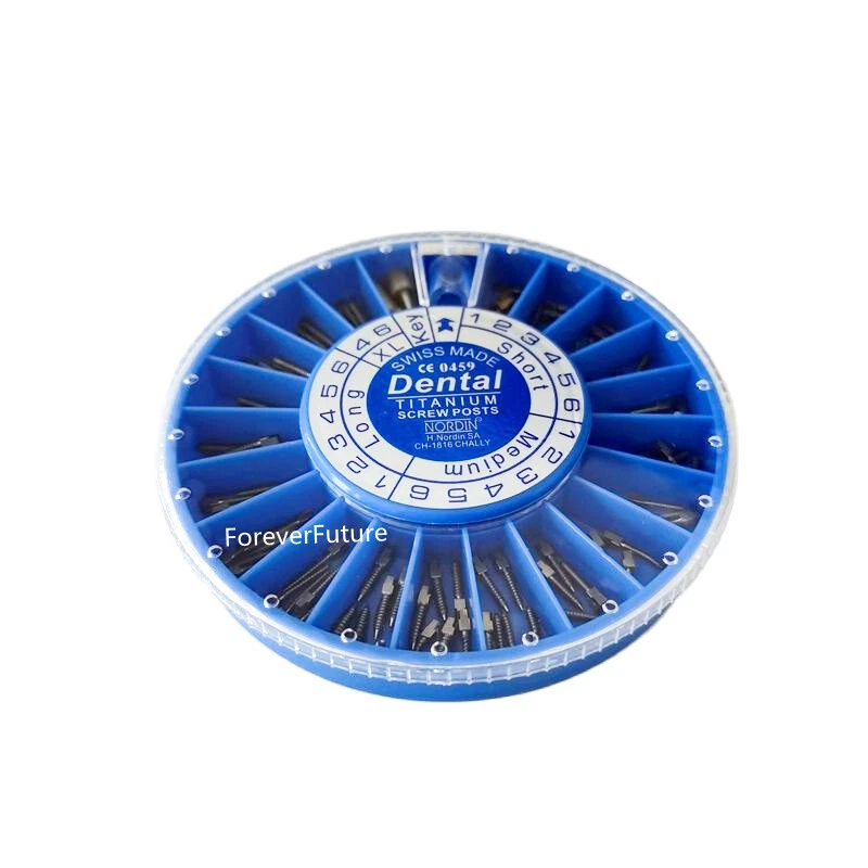 120 piezas/Kit de pasadores dentales para conducto radicular tornillo cónico poste núcleo reparación puro Foto 4 de 4