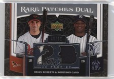 2007 Upper Deck Premier Rare 40/50 Brian Roberts Robinson Cano Dual Patch k8v