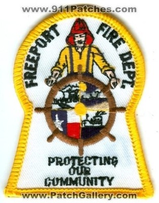 Freeport Fire Department Patch Texas TX v2