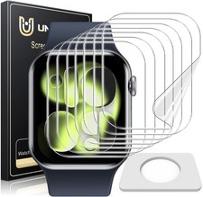 8 Pack for Apple Watch Series 11/10 Screen Protector 46mm - Strong Aso