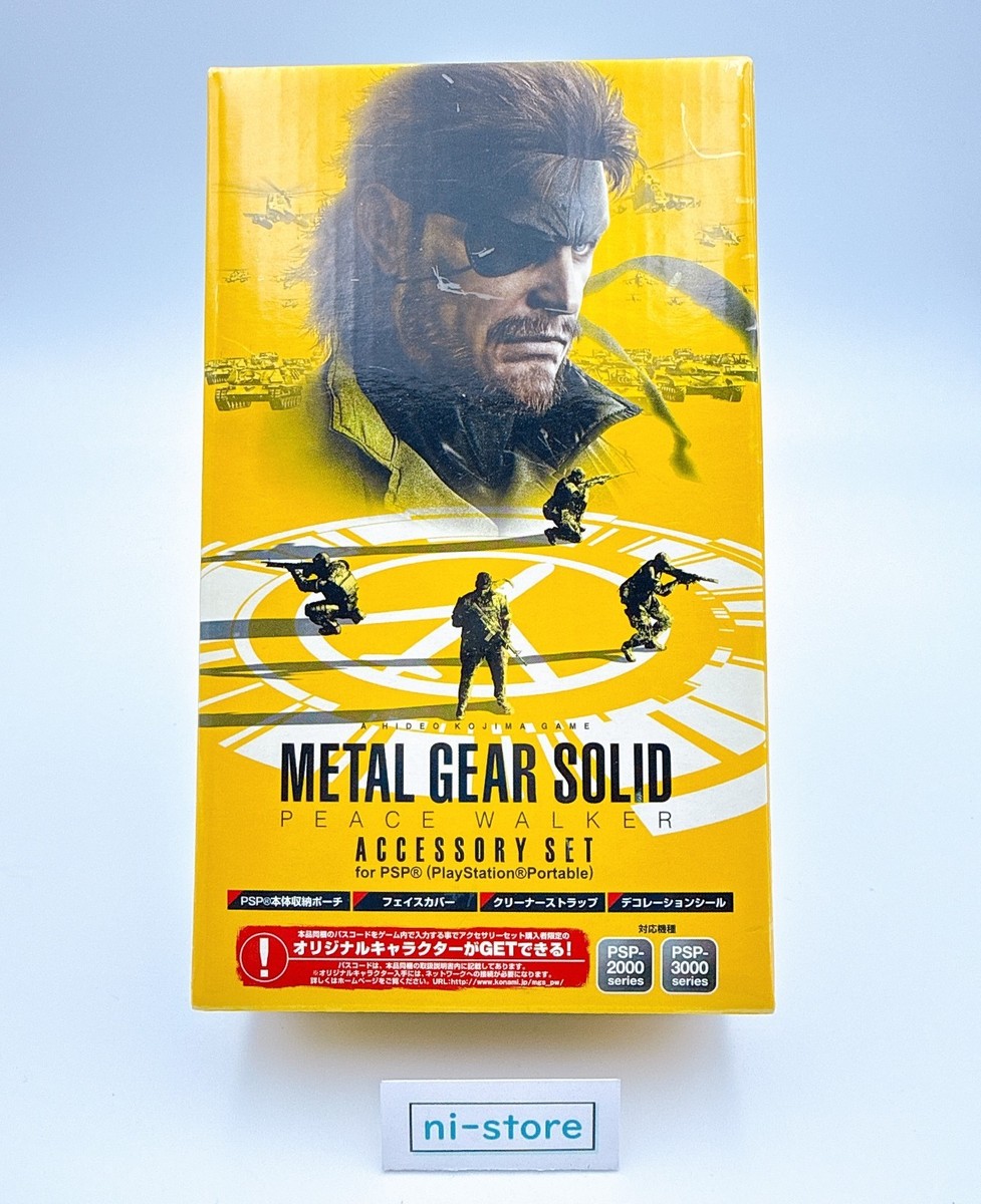Metal Gear Solid Peace Walker Accessory Set for PSP 2000 3000 HORI
