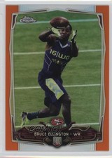 2014 Topps Chrome Retail Orange Refractor Bruce Ellington #116 7l6