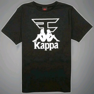 Kappa x Faze Clan Fair Collab Men s Black/white T-shirt Size Medium NWT