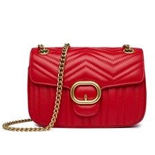 Chrysansmile Quilted Crossbody Bags Genuine Leather Clutch Purses Women's Sho...