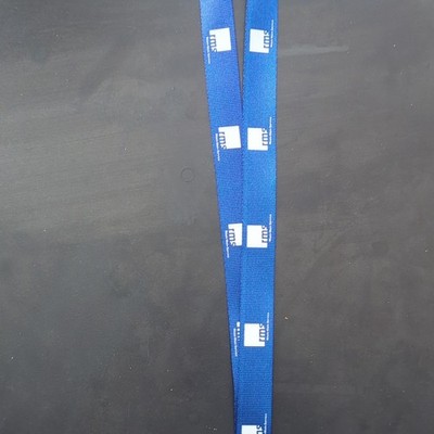 rms Rhein Main Service Schlüsselband/Lanyard blau mit Clip, Logo-Motiv