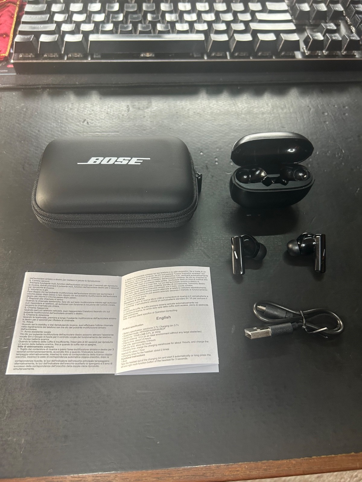 W/ Charger & Case - Nice!
