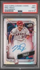 2024 Topps Cosmic Chrome Mike Trout Autograph Auto Variation CCA-MT Angels PSA 9