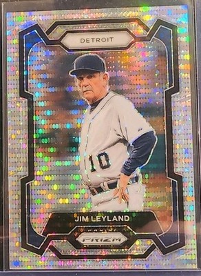 Jim Leyland 2024 Panini Prizm #22 Pulsar Prizm /499 Detroit Tigers