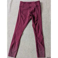 Lululemon Leggings in Star Pixel Rasberry Bordeaux, workout athleisure