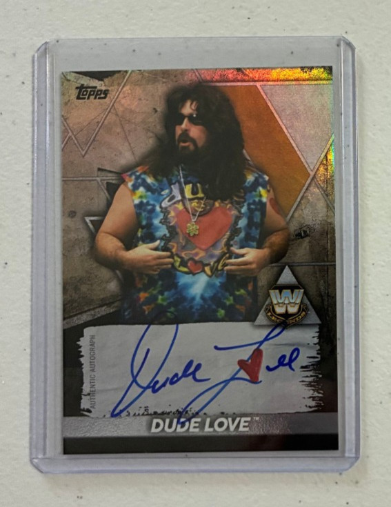 2021 Topps Fully Loaded WWE Dude Love Legends Autograph Auto Card