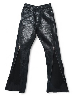 Rick Owens DRKSHDW Mega Crush Black Denim BOLAN BANANA DU02D2363 BMC 118308593
