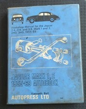 Jaguar MK1 & 2 - 240 - 340 1955 - 69 Autopress Manual 