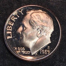1985-S Roosevelt Dime - PROOF -Exact Coin Shown #R565