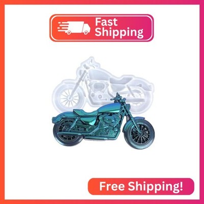 Wehous Unique Motorcycle Silicone Mold 3D Cool Motorcycle Resin Mold Epoxy Mold