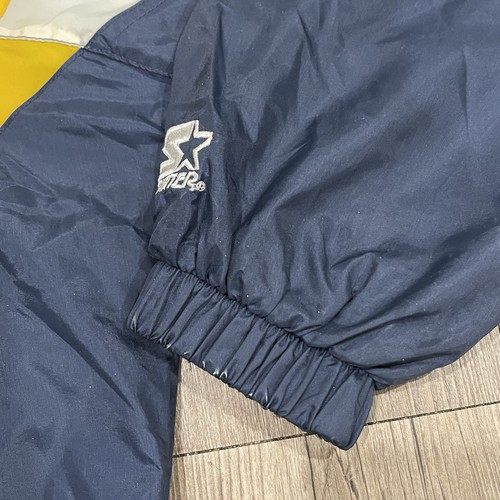 Vtg Starter Notre Dame Windbreaker Jacket Men’s Large Full Zip 90s Leprechaun - Picture 7 of 16