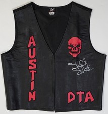 Stone Cold Steve Austin Signed Official WWE DTA Vest BAS COA Hall of Fame Auto'd