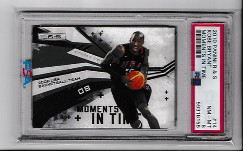 2010-11 Panini Rookies & Stars - Moments in Time Kobe Bryant #14 PSA 8