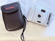 BELL  HOWELL 35MM Film Camera Focus Free 28MM Lens With Case/bag EUC Clean.