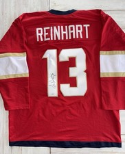 Sam Reinhart Signed Autographed Florida Panthers Red Jersey JSA COA