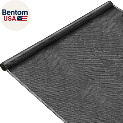5 FT X 39.3'' Carbon Fiber Fabric Roll Pure Fabric Carbon Fiber Sheet 2 X 2 Twil