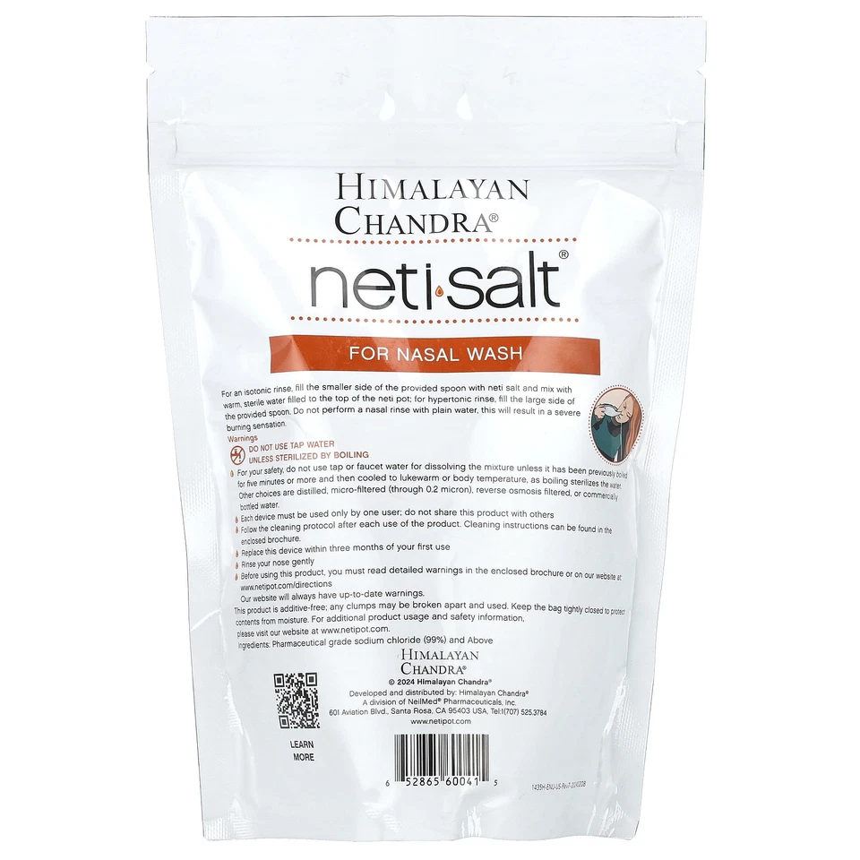 Himalayan Institute Neti Salt ECO Neti Salt Refill 24 oz 680 3 g EcoFriendly, - Image 2 of 2